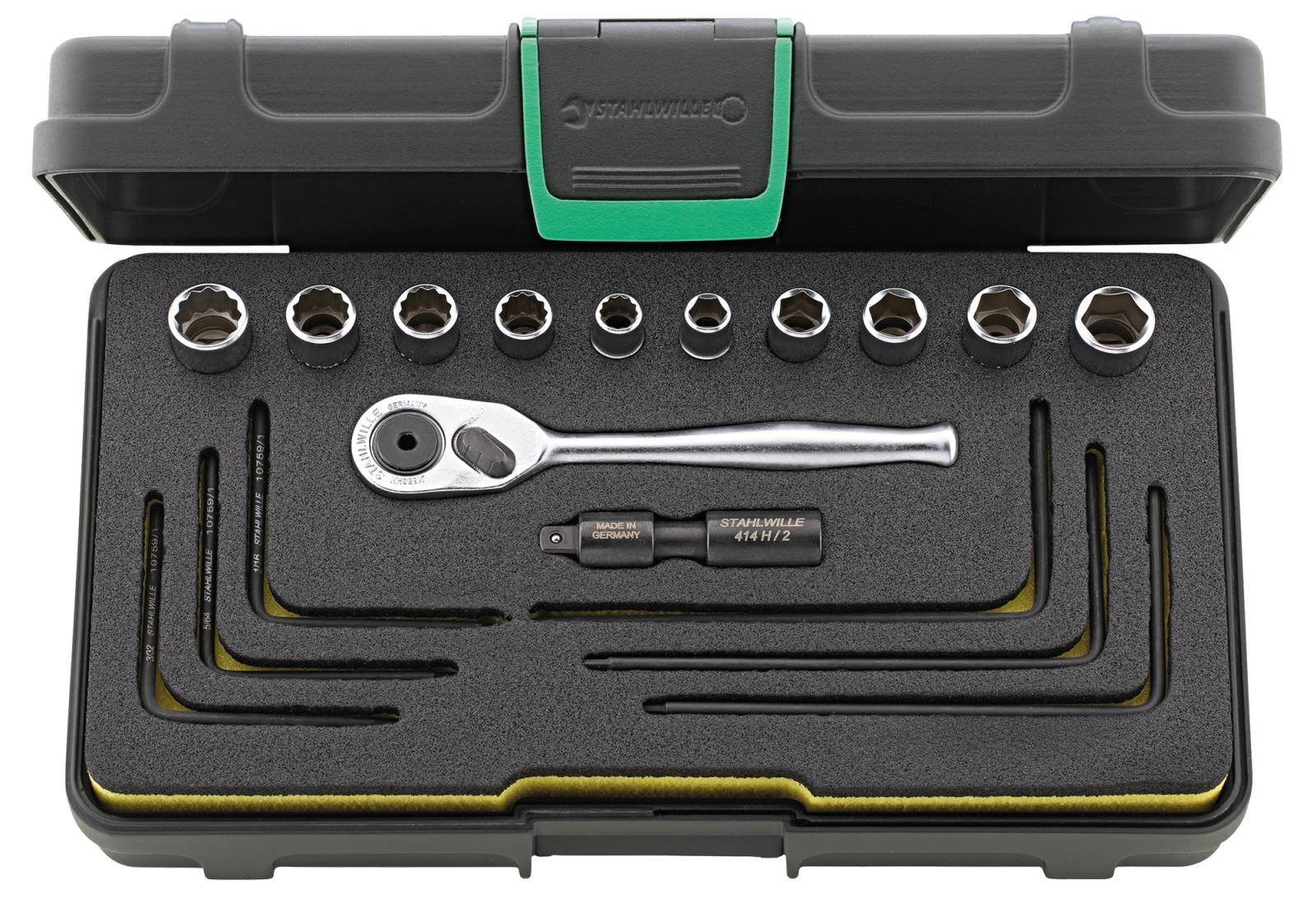 1/4" (6,3mm) Hi-Lok-Steckschlüsselsatz 40A/40AD/16/2 18tlg