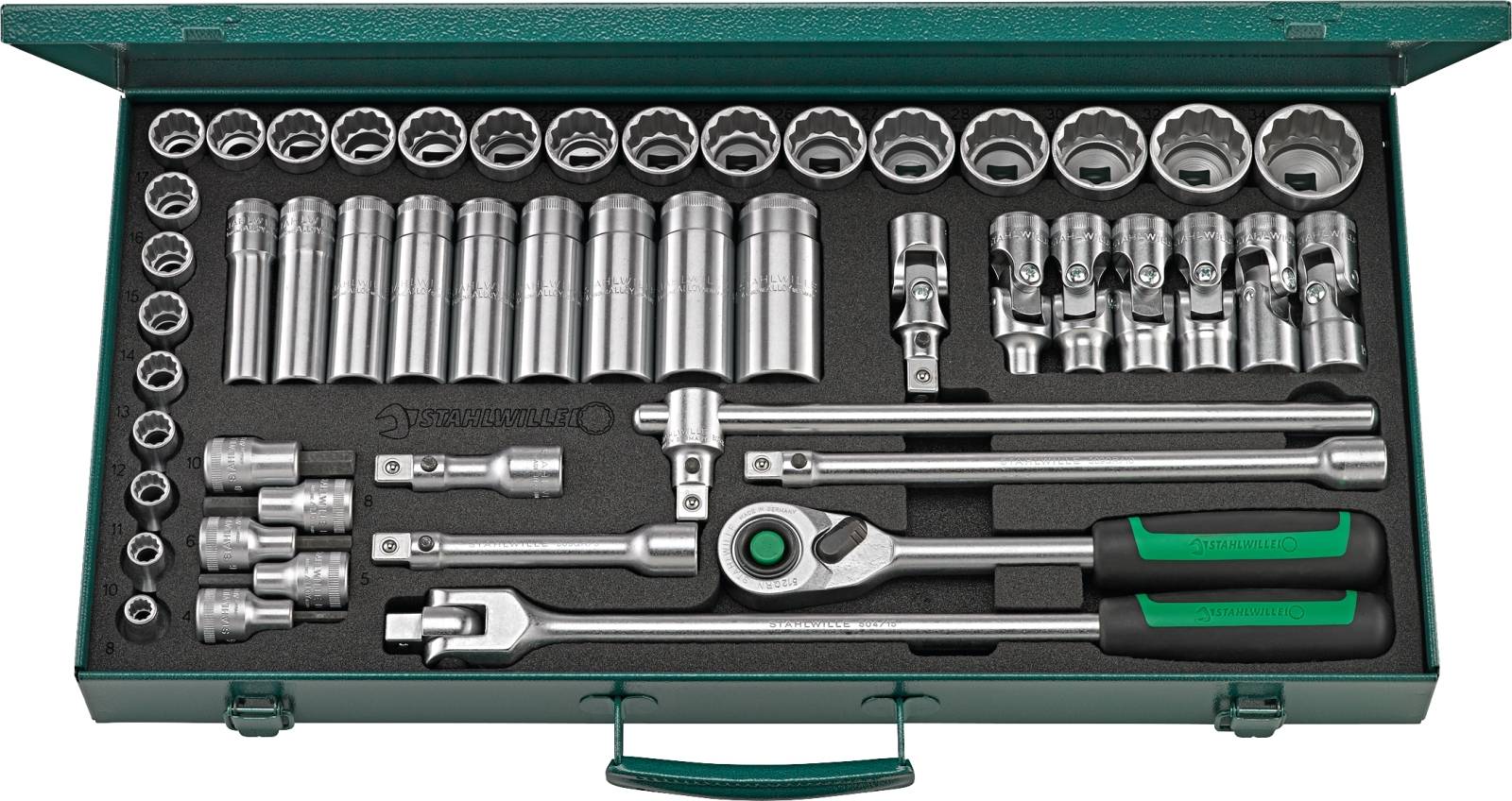 1/2" (12,5mm) Steckschlüsselsatz 50/43/7QR 50tlg