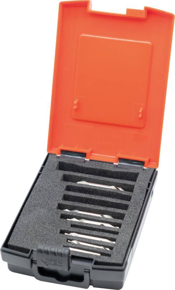 Zentrierbohrer Set DIN333HSS Form A 0,5-4,0mm 7-teilig FORMAT