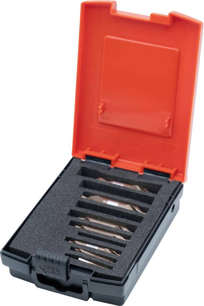 Zentrierbohrer Set DIN333HSSCo5 Form A 1,0-4,0mm 6-teilig TiAlN FORMAT