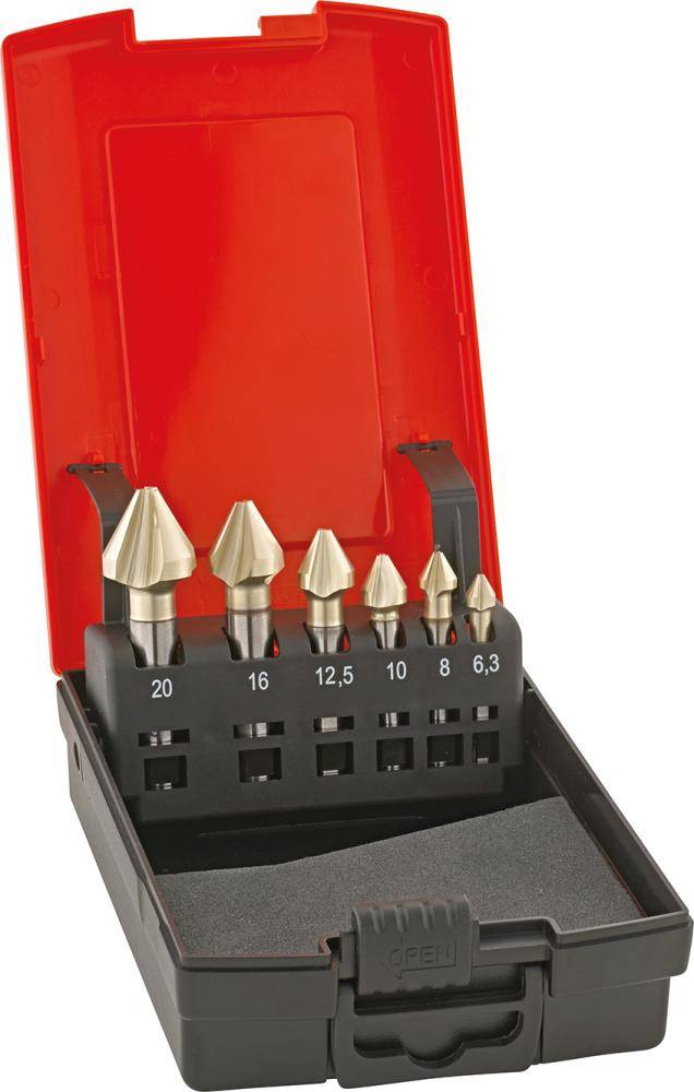 Kegelsenker Set HSSE DIN334 6,3-25 zyl. 60Gradugt Form C DUO+ FORMAT GT