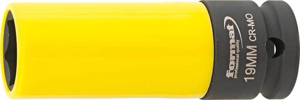 Kraft- Steckschlüsseleinsatz mitKunststoff-Hülse 1/2" 19x85mm FORMAT