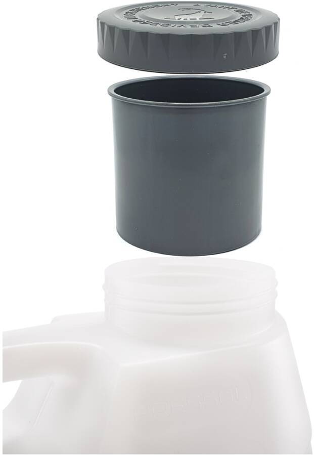 Universaleinfüllkanne 10 l 8810301 Farbe schwarz Höhe 302 mm Grundfläche 637 x 201 mm