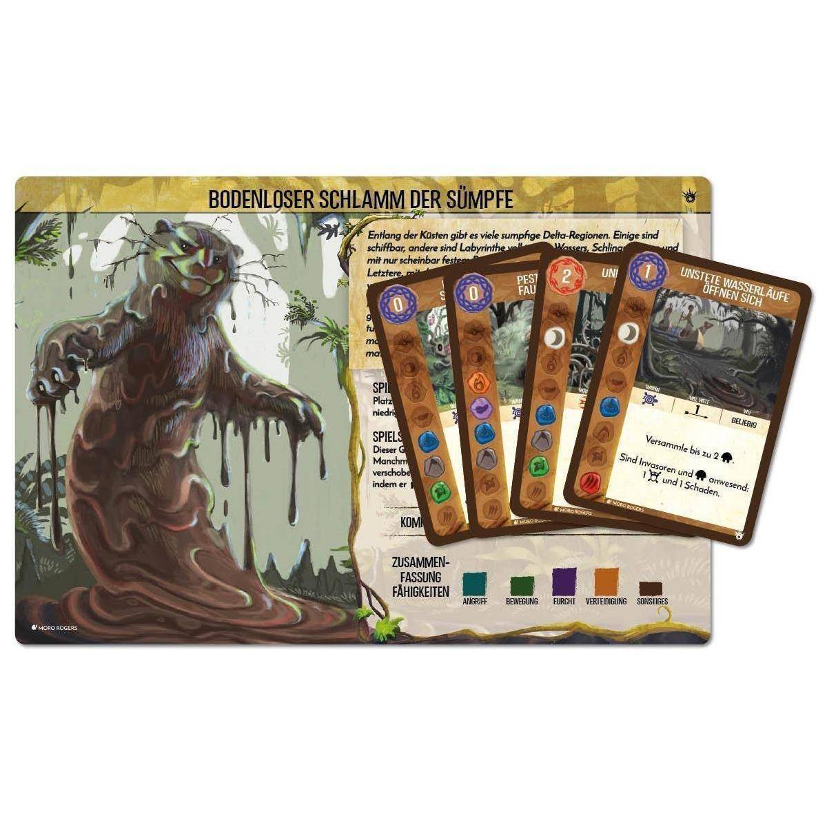 Spirit Island: Bodenloser Schlamm der Sümpfe, Brettspiel, für 1-4 Spieler, ab 12