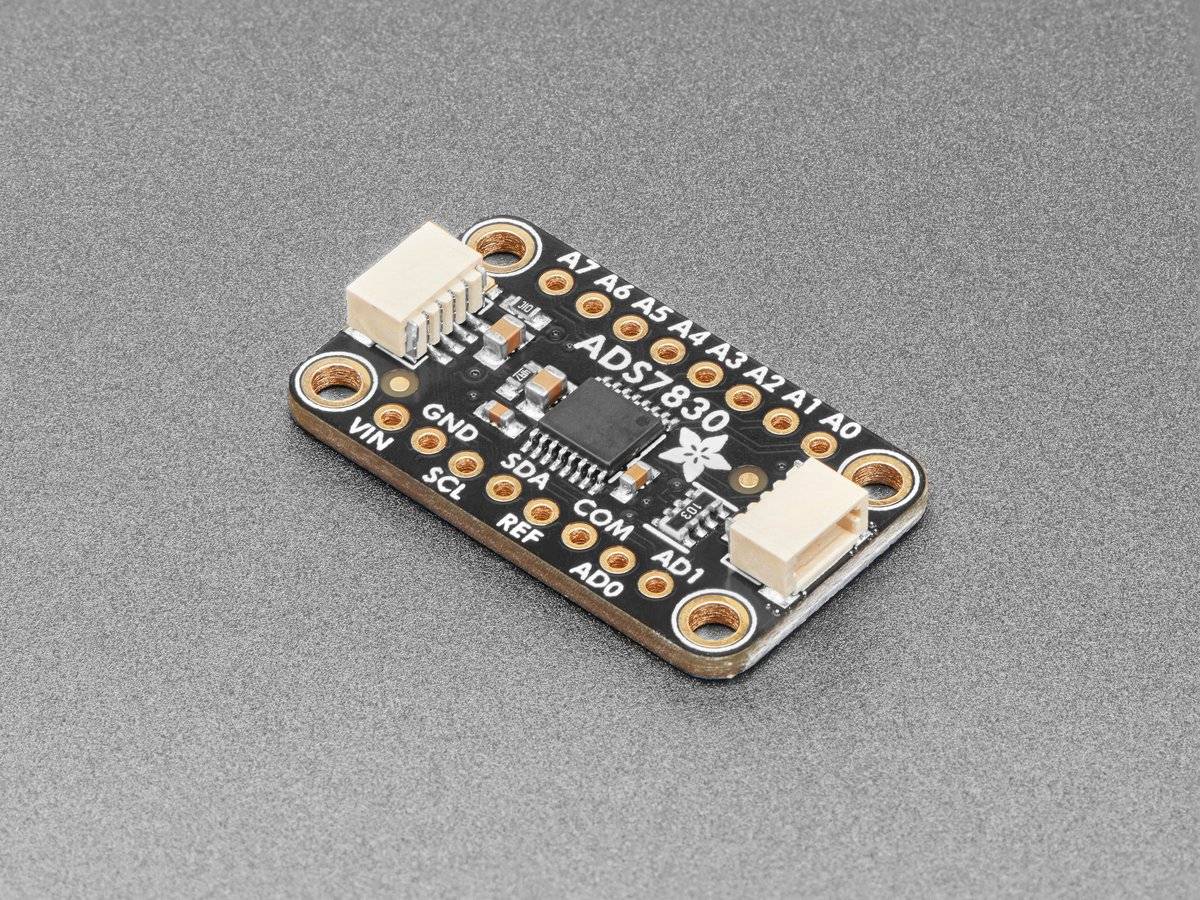 Adafruit ADS7830 8-Channel 8-Bit ADC with I2C STEMMA QT Qwiic