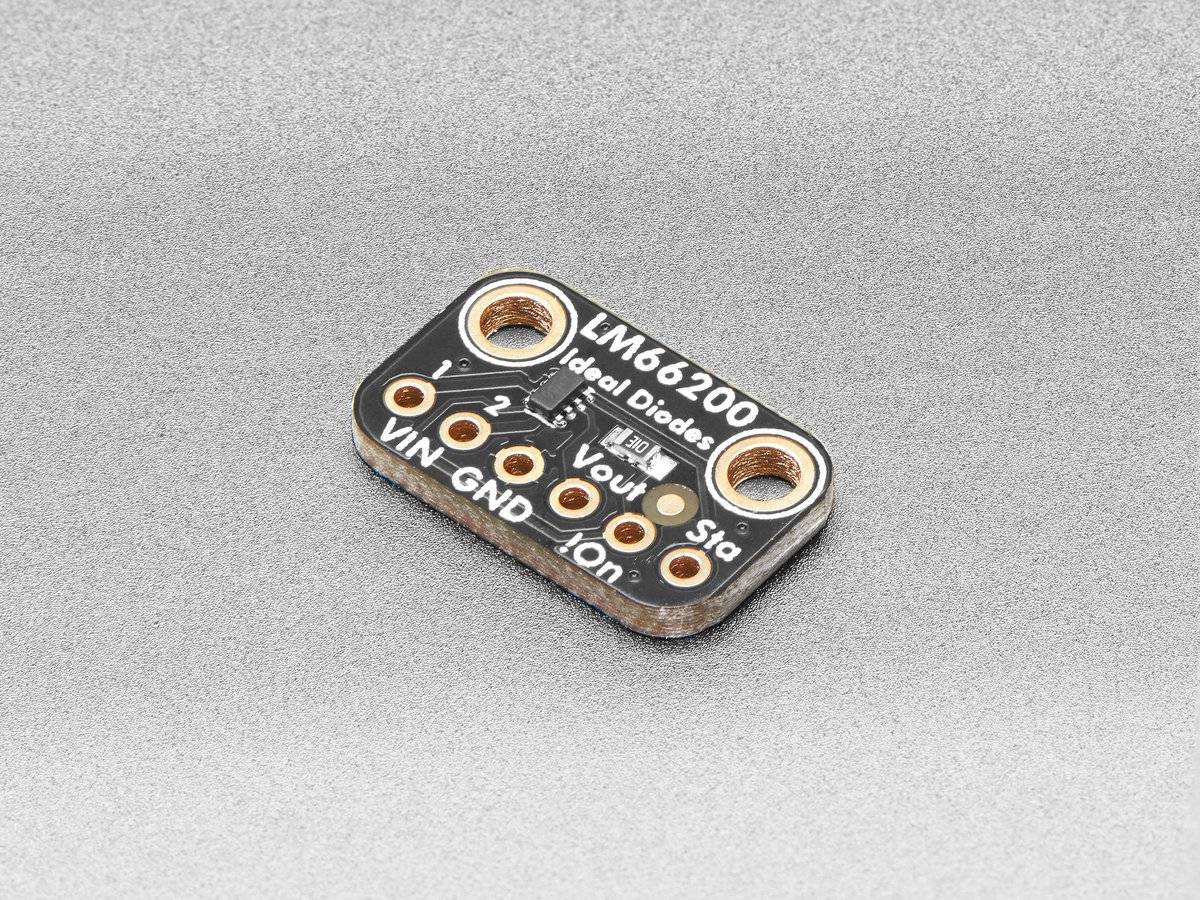 Adafruit LM66200 Ideal Dual Diodes Breakout with Back-Voltage Protection