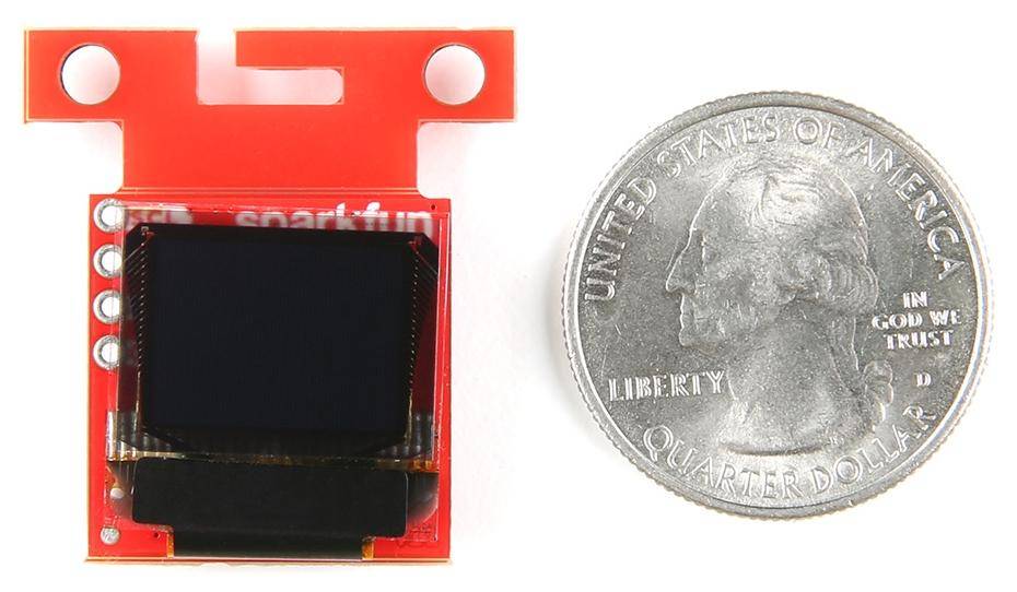 SparkFun Micro OLED Breakout, 64x48 Pixel, Qwiic, I2C, 10mA, adressierbar, 3.3V