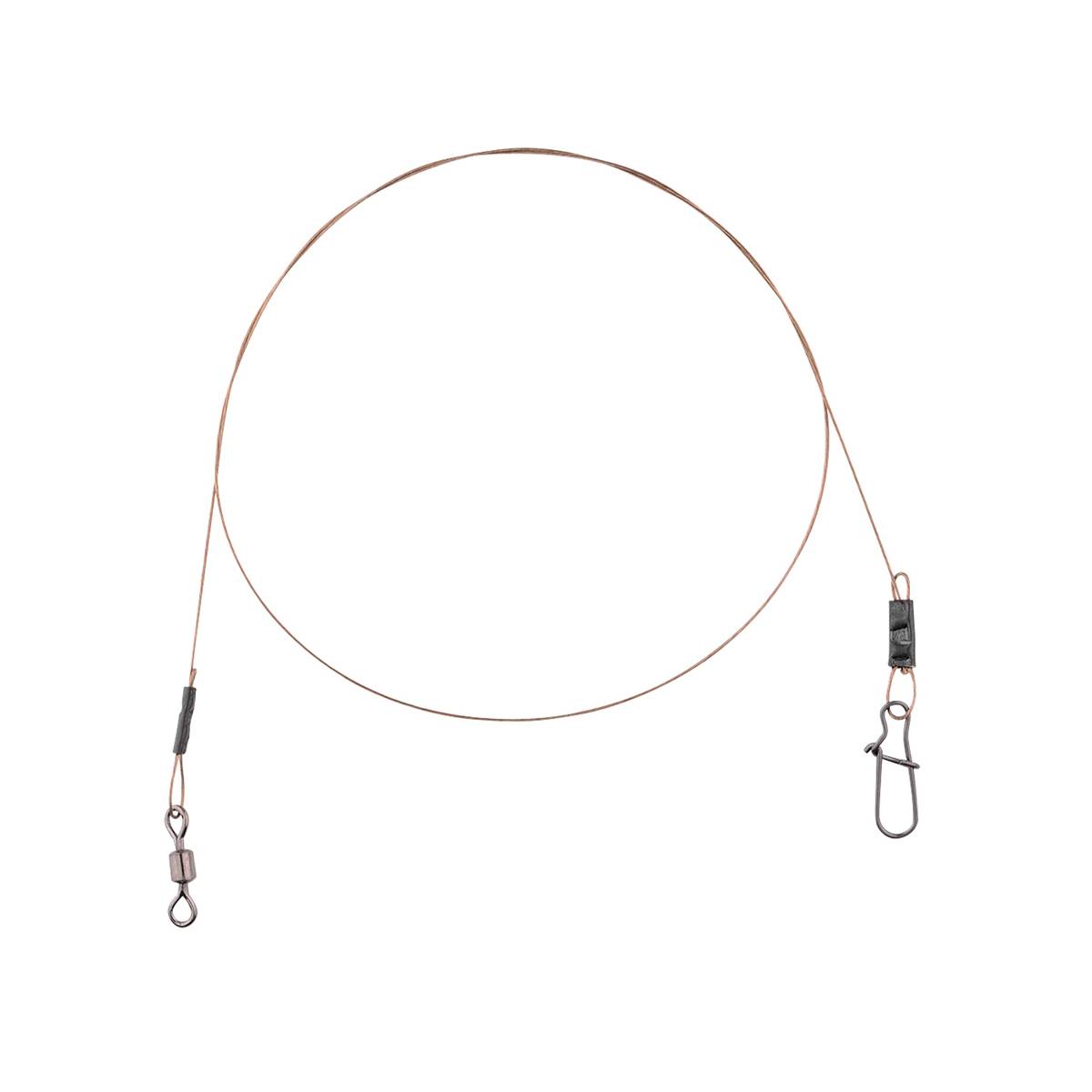 Spro Pike Fighter Stahlvorfach 1x19 mit Wirbel und Snap 20 cm 15 lbs