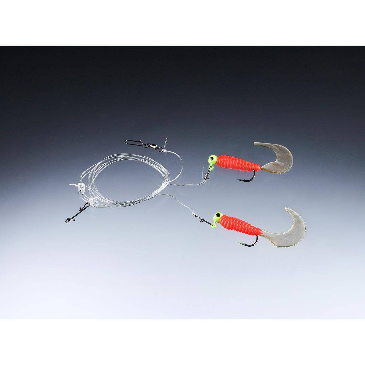 Balzer Edition Sea Pilk Twister Vorfach 1 Beifänger 1/0 Motoroil-Japanrot