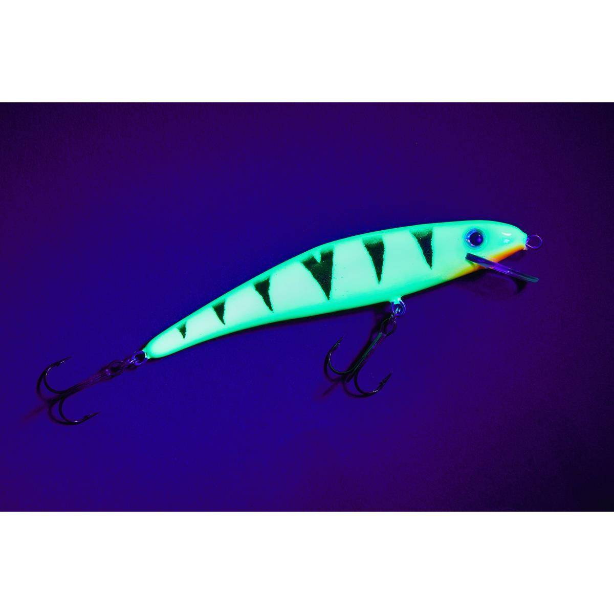 Balzer Matze Koch Adventure UV Booster Wobbler Shallow Runner (bis 0,8m) 9 cm (9g) Green Fire Tiger
