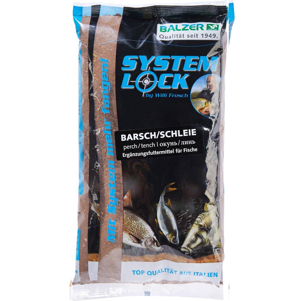 Balzer Willi Frosch System Lock Futter 1 kg Barsch/Schleie (Wurm)