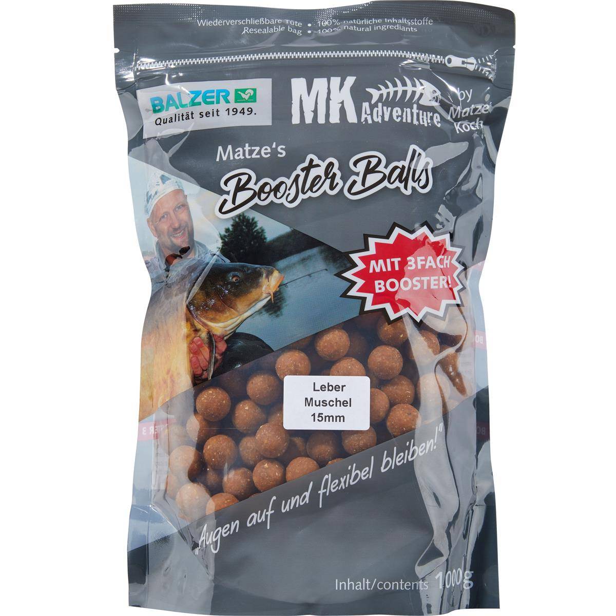 Balzer MK Booster Balls 20mm Leber/Muschel
