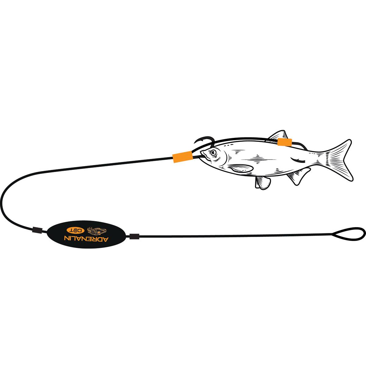 Balzer Adrenalin Cat Wels Waller Köfi-Vorfach mit 25g U-Pose