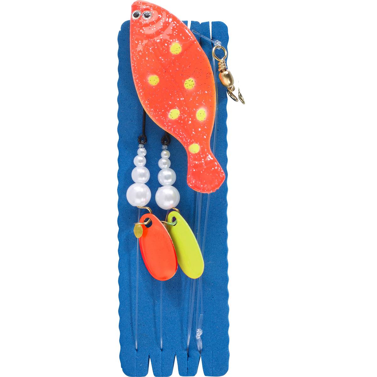 Balzer Inliner Plattfisch-Blinker System 100g UV-Orange-Gelb