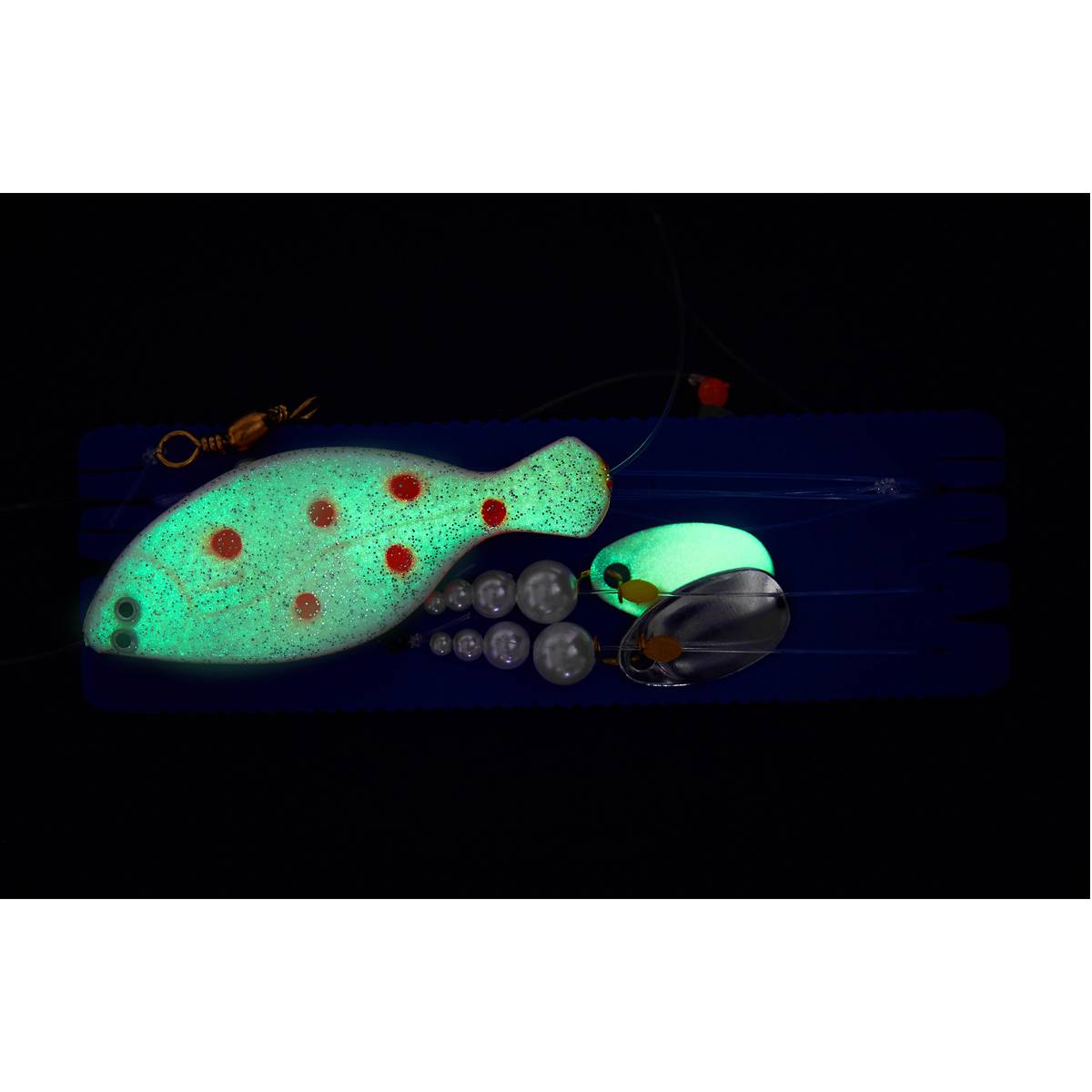 Balzer Inliner Plattfisch-Blinker System 100g UV-Orange-Gelb