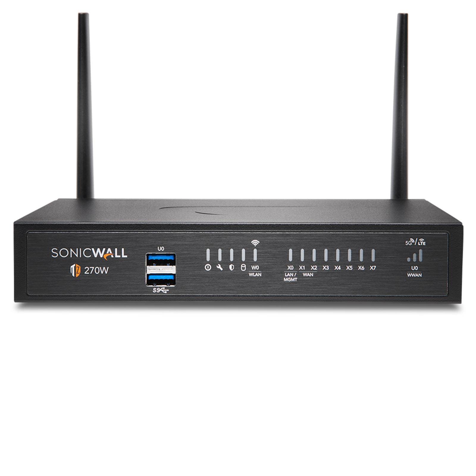 SonicWall TZ 270 Wireless Firewall TotalSecure Advanced Edition, 1 Jahr
