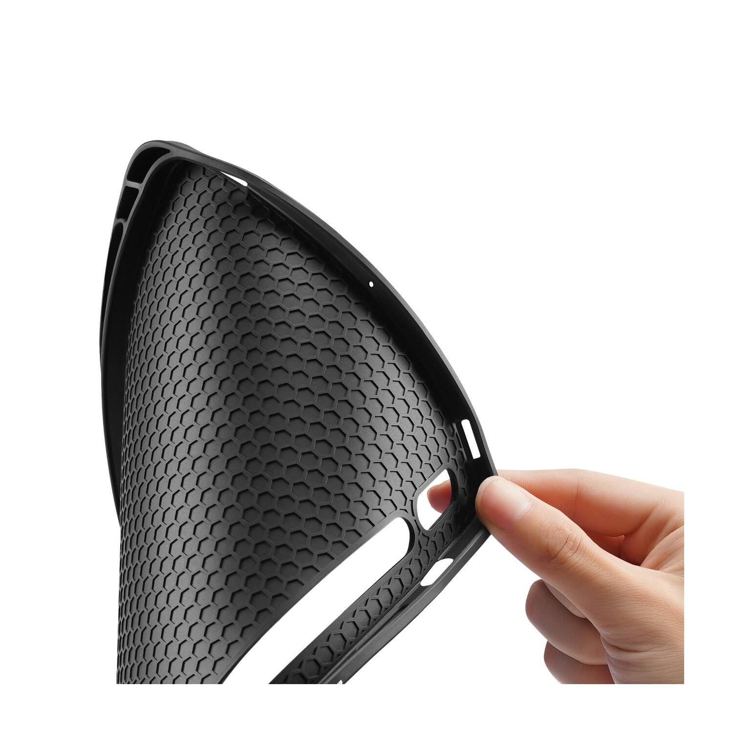 Dux Ducis Domo Smart Sleep Case Tablethülle kompatibel mit Samsung Galaxy Tab S9 FE Schutzhülle Schwarz