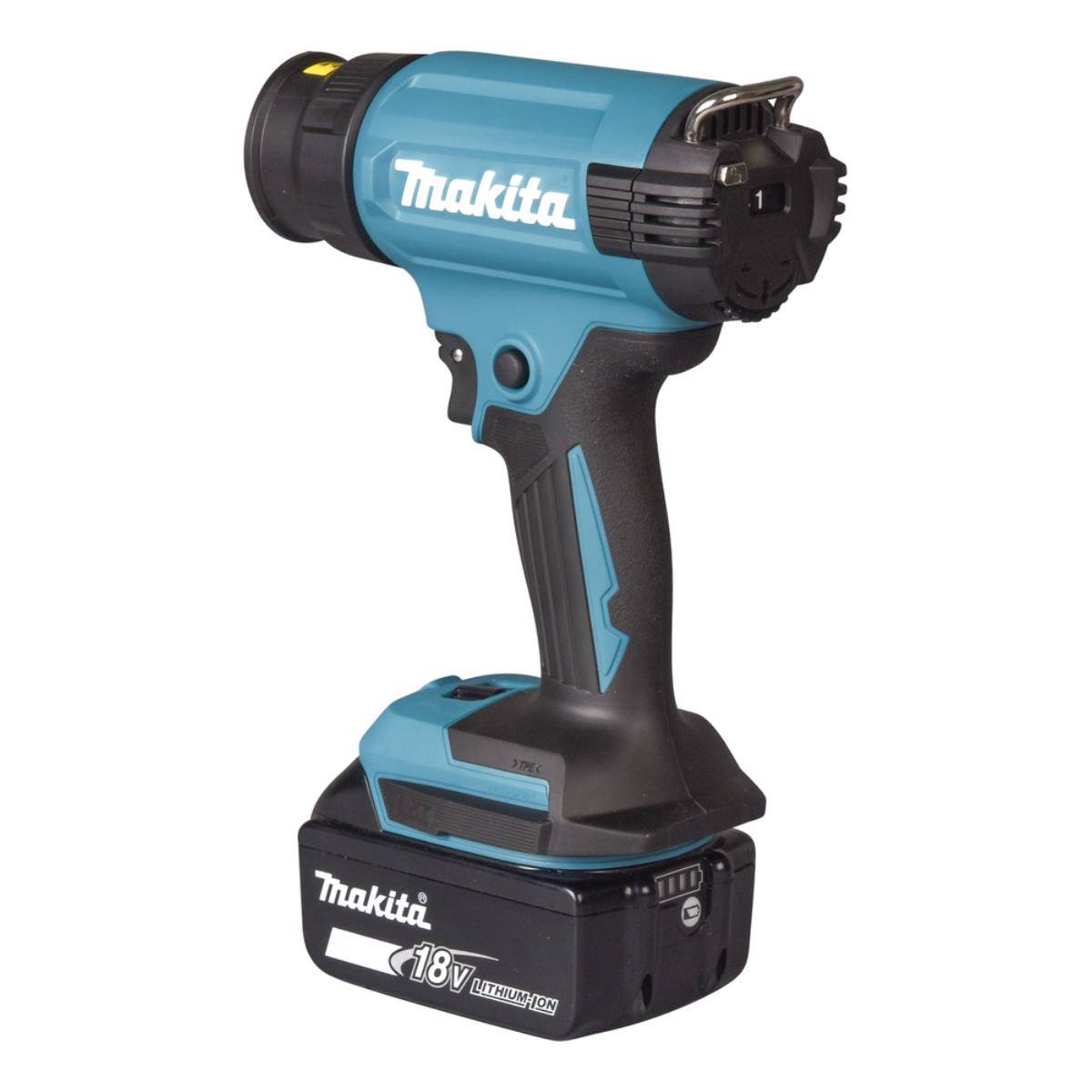 Makita Akku-Heißluftgebläse LXT 18 V • 120 - 200 L/min • 150 - 550°C