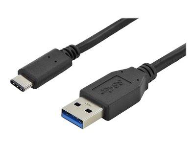 DIGITUS USB 3.0 Anschlusskabel Typ C -A St/St 1.0m, sw Multimedia-Technik USB-Kabel