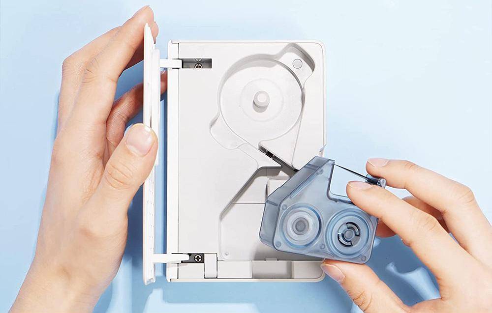 Niimbot B18, Tragbarer Thermotransfer Etikettendrucker, weiß