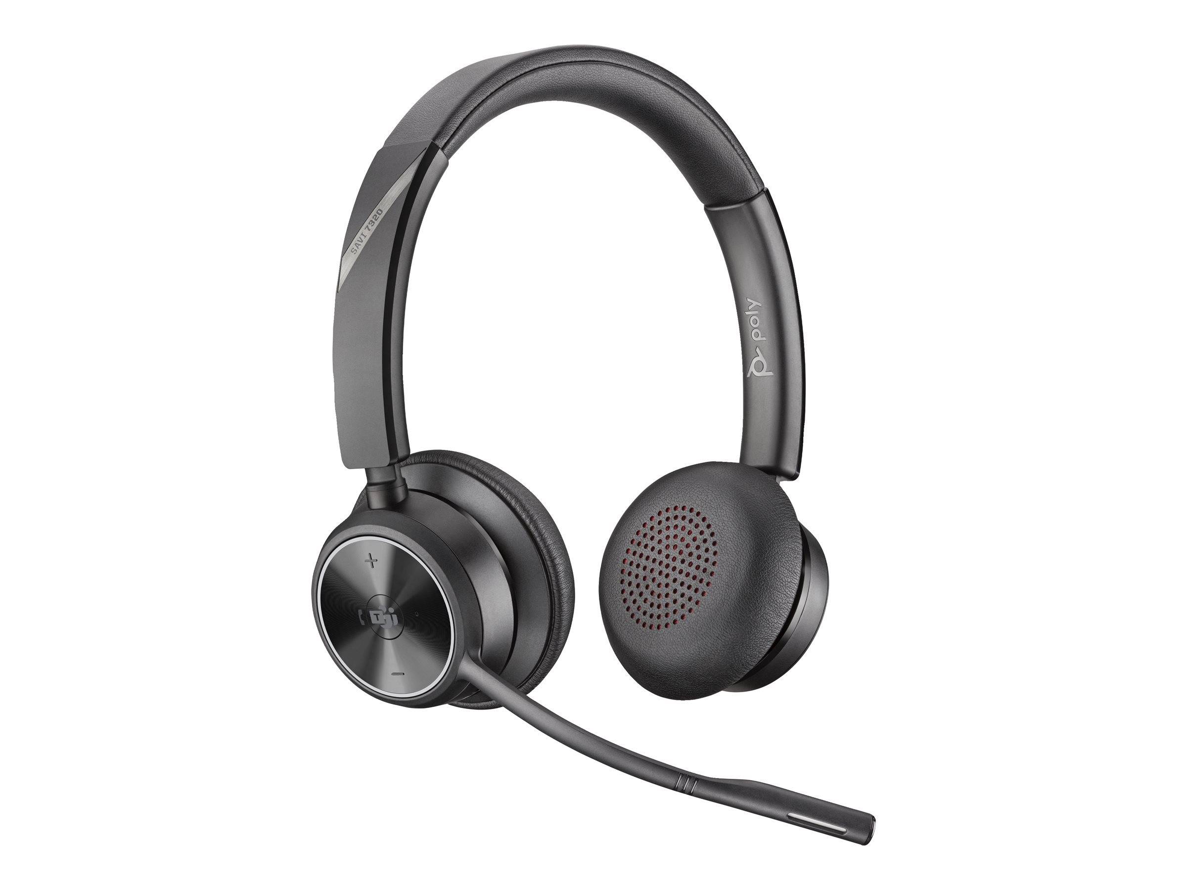 HP - Poly Savi 7320 - Headset - DECT - kabellos