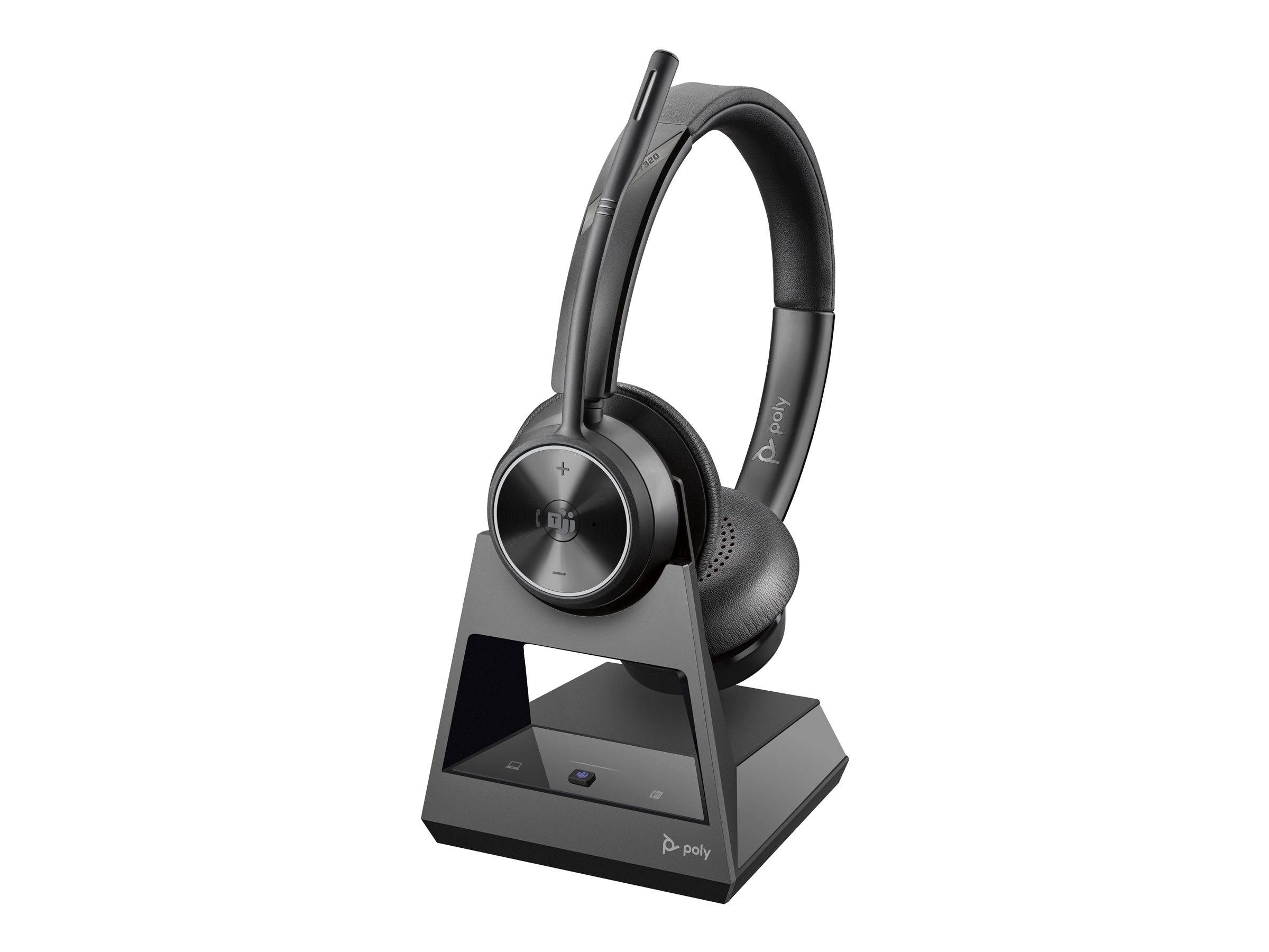 HP - Poly Savi 7320 - Headset - DECT - kabellos