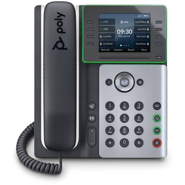 HP - Poly Edge E300 - VoIP-Telefon mit Rufnummernanzeige/Anklopffunktion