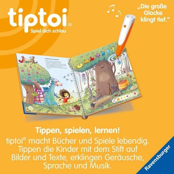 Ravensburger tiptoi Meine Lern-Spiel-Welt: Konzentration und Wahrnehmung, Bildend, Deutsch, Hardcover, 16 Seiten