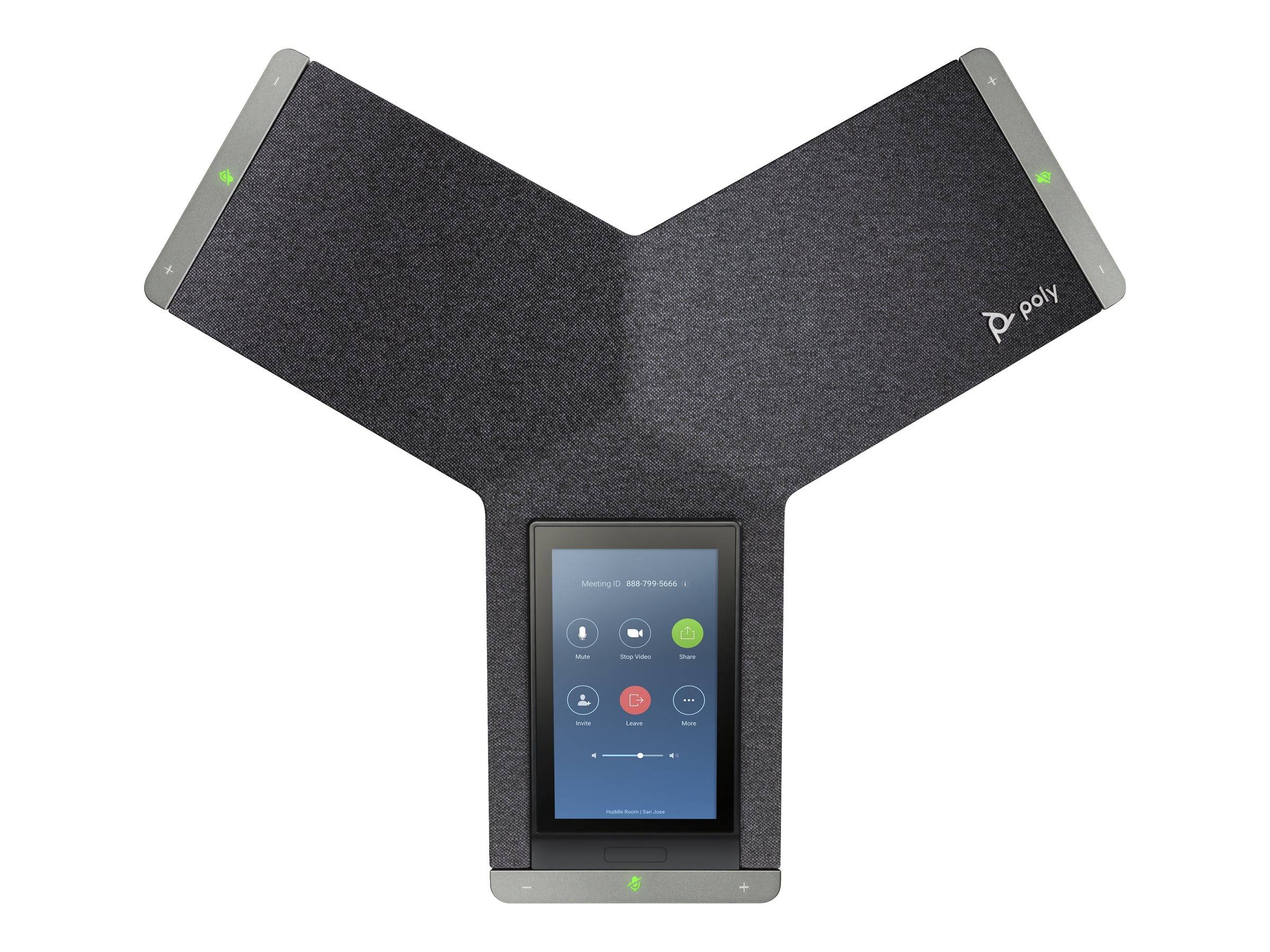 HP - Poly Trio C60 NR - VoIP-Konferenztelefon - mit Bluetooth-Schnittstelle mit Rufnummernanzeige/Anklopffunktion - IEEE