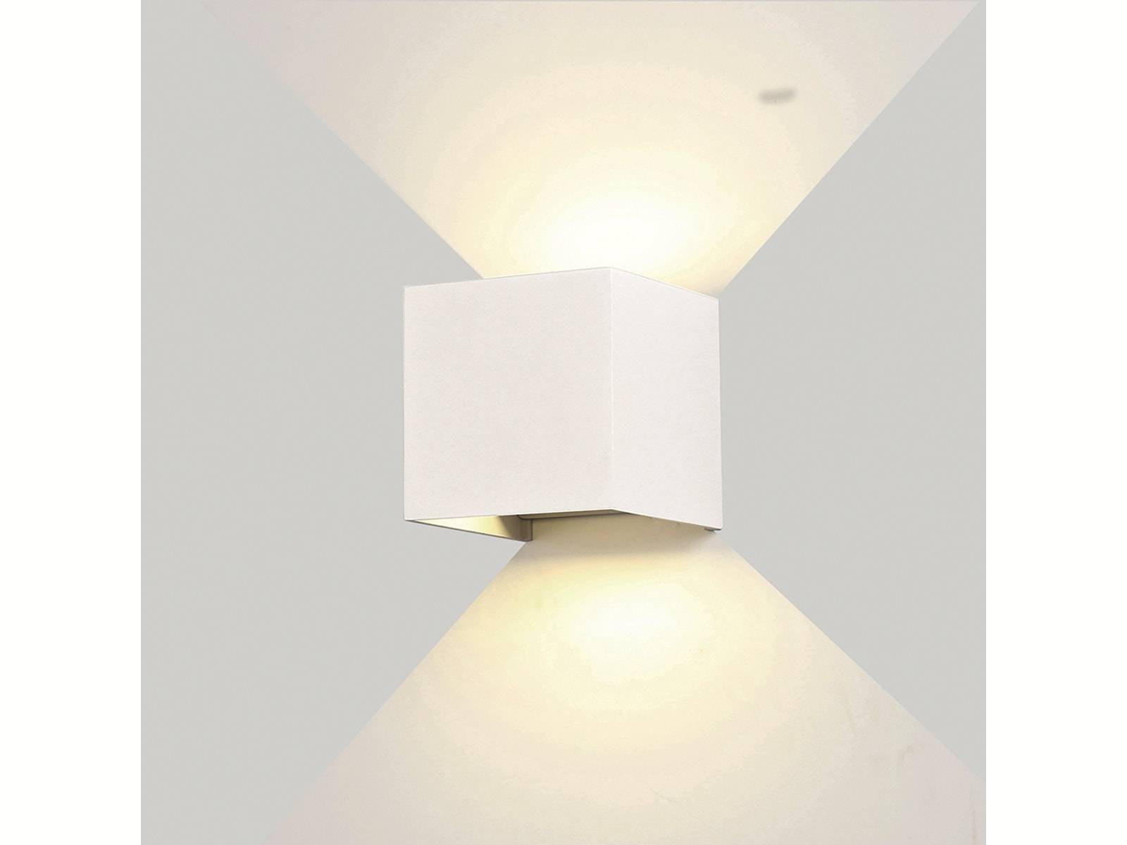 OPTONICA LED-Wandleuchte 7460, EEK: E, 12W, IP54, 1320 lm, 4000K, weiß