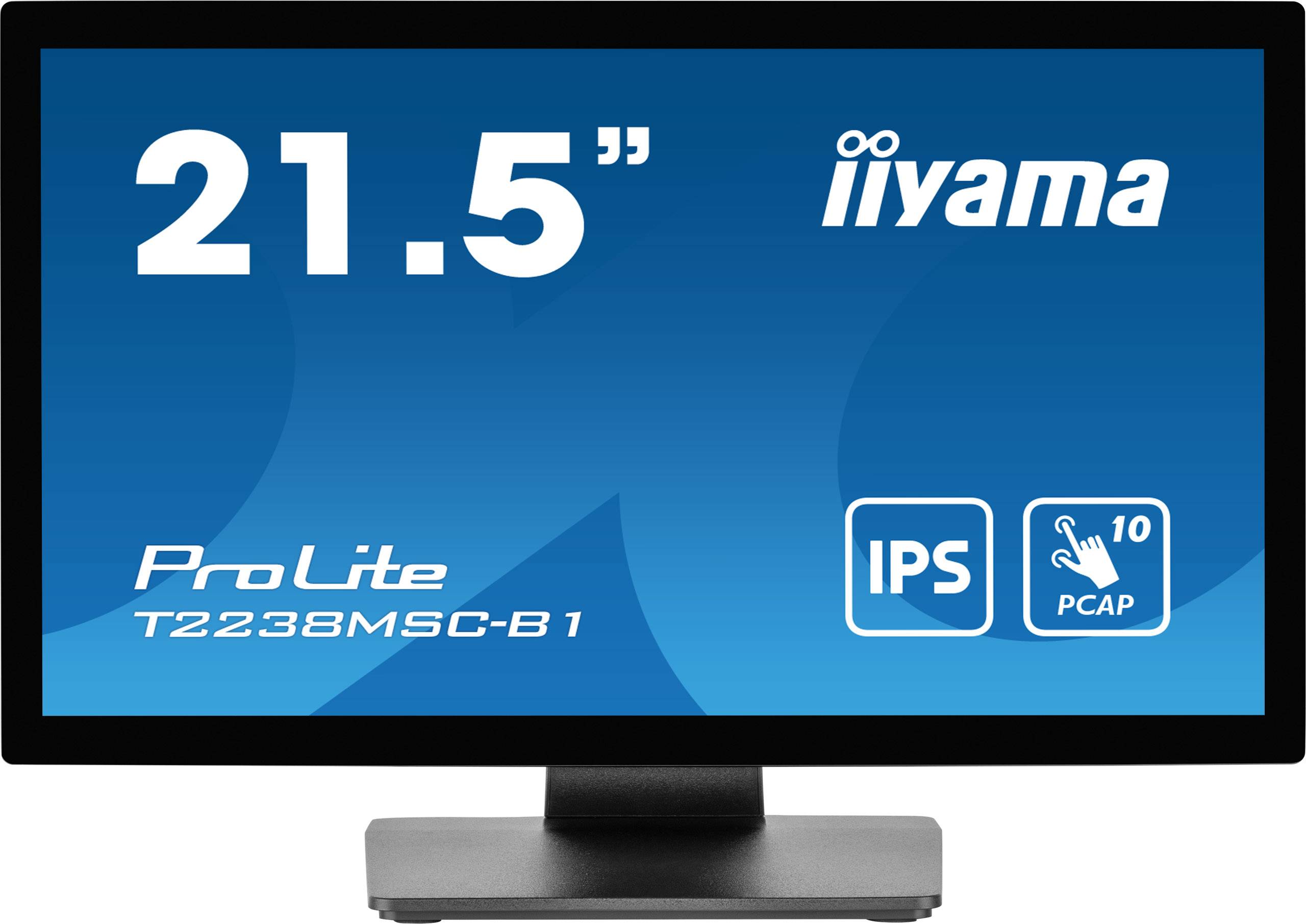 Iiyama ProLite T2238MSC-B1 - LED-Monitor - 54.5 cm (21.5") - Touchscreen - 1920