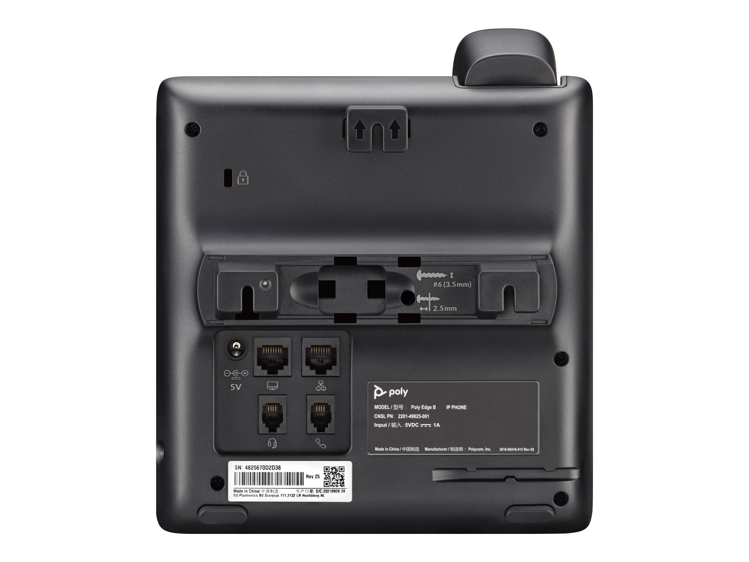 HP - Poly Edge B20 - VoIP-Telefon mit Rufnummernanzeige/Anklopffunktion