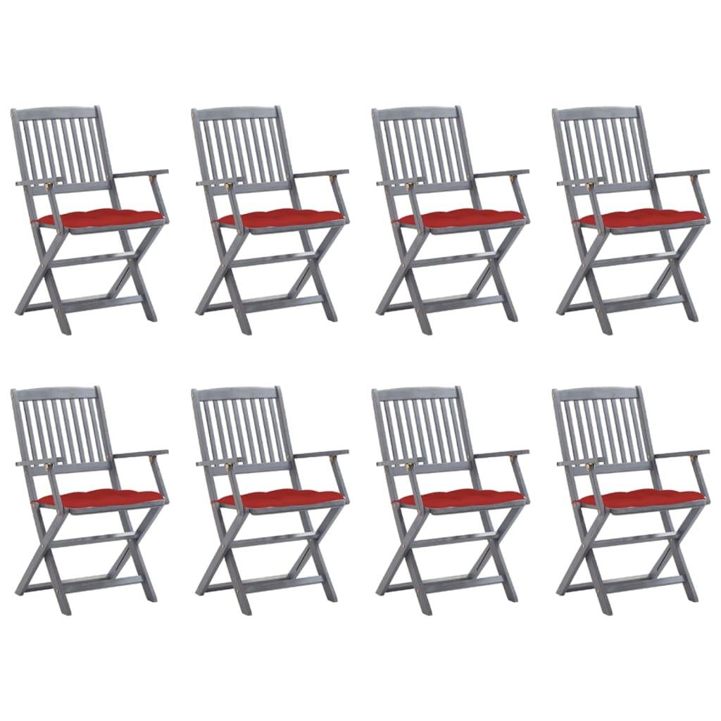 vidaXL Klappbare Gartenstühle 8 Stk. mi