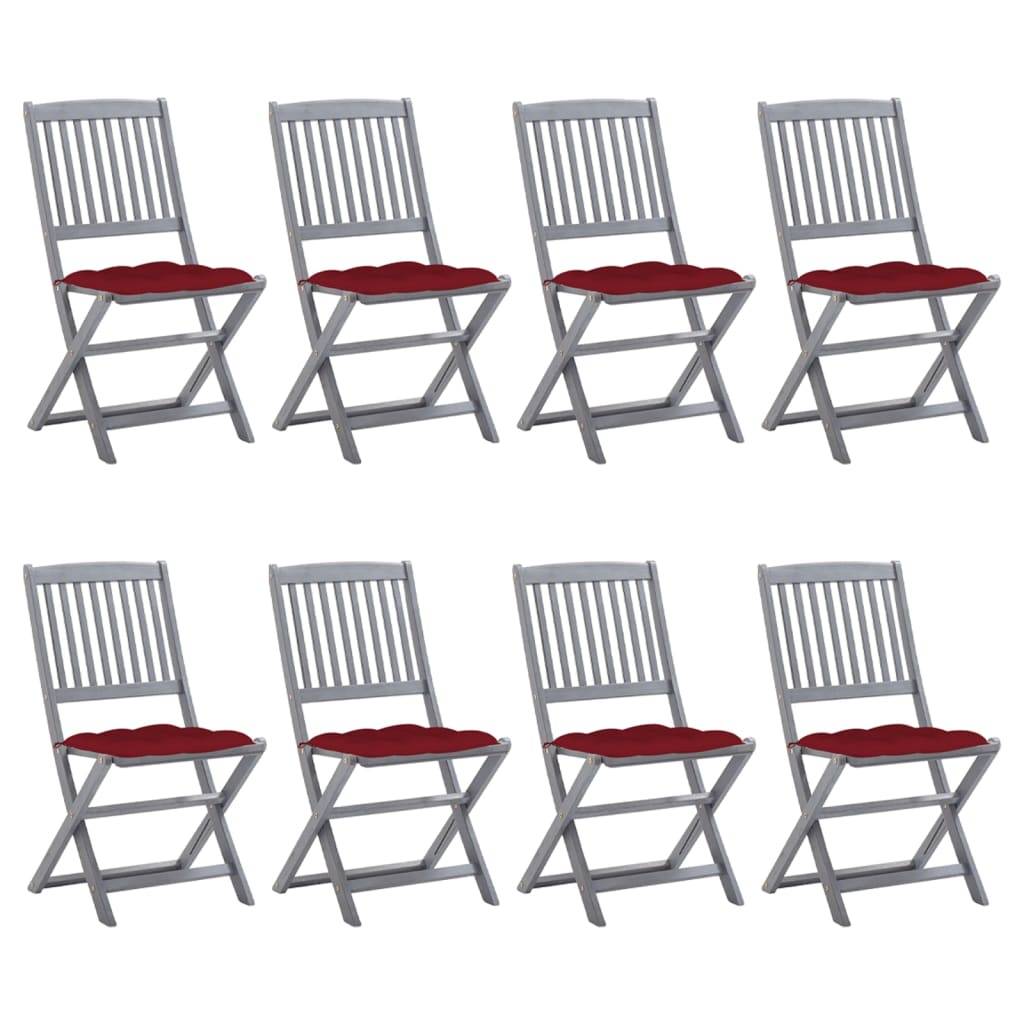 vidaXL Klappbare Gartenstühle 8 Stk. mi