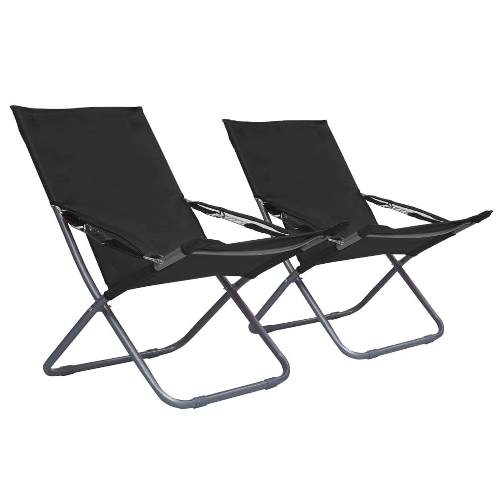 vidaXL Klappbare Strandstühle 2 Stk. St