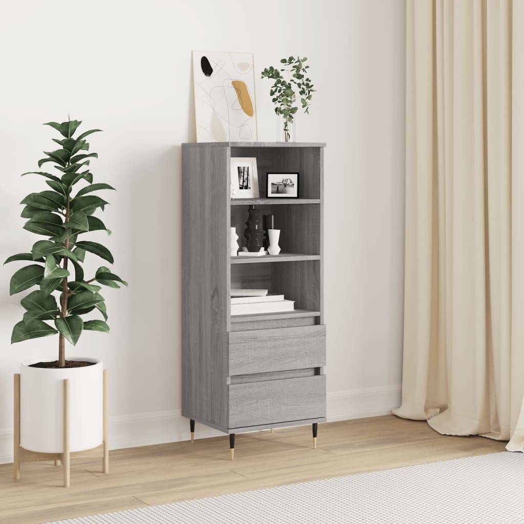 vidaXL Highboard Grau Sonoma