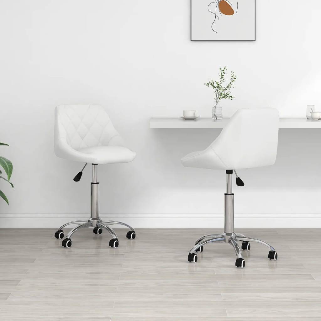 vidaXL Esszimmerstühle 2 Stk. Drehbar W