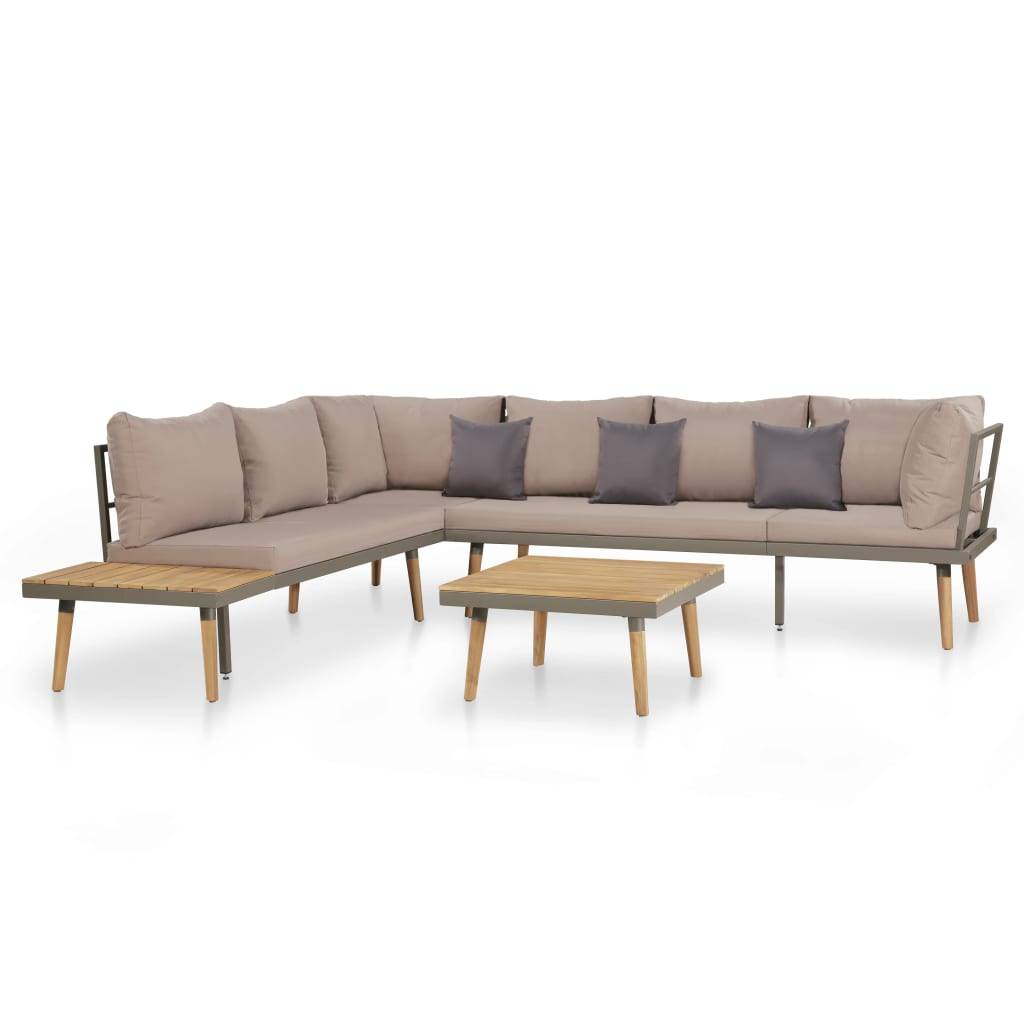 vidaXL 4-tlg. Garten-Lounge-Set mit Aufl