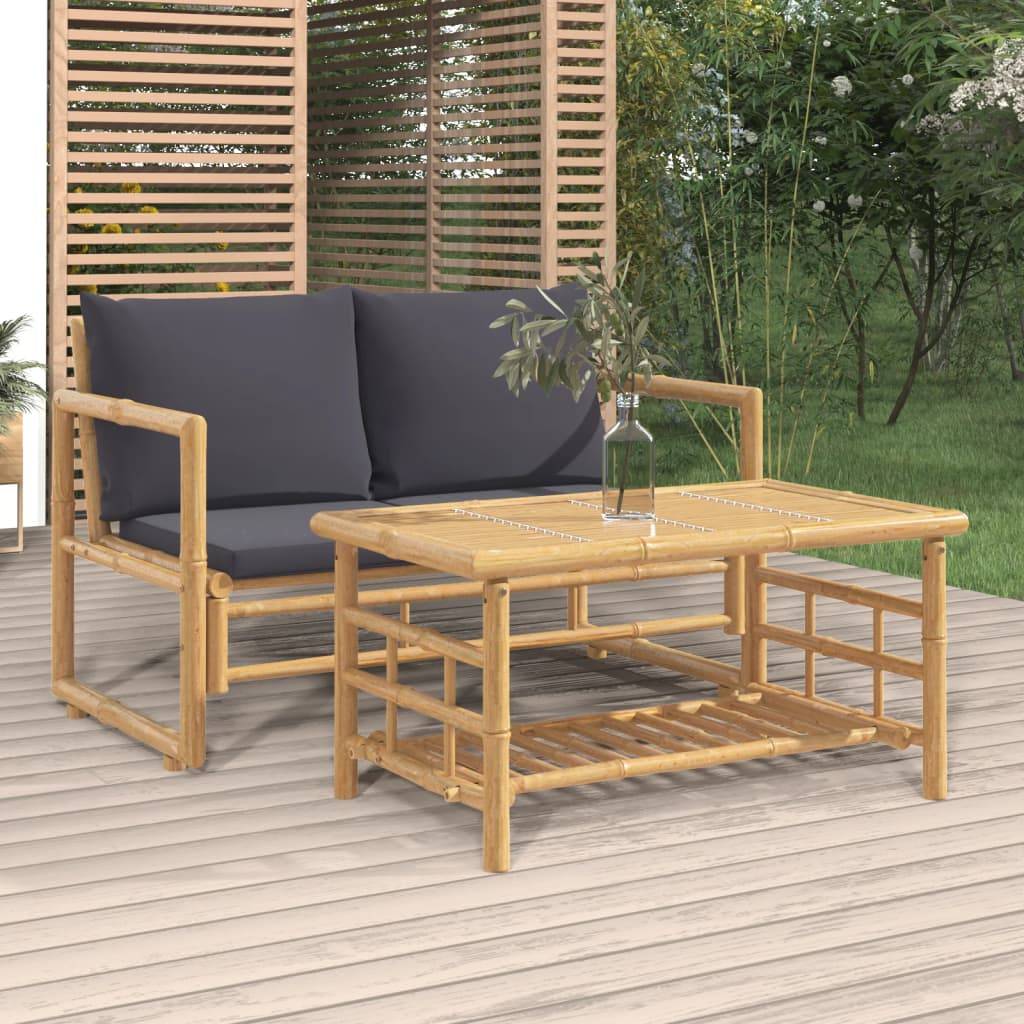 vidaXL 2-tlg. Garten-Lounge-Set mit Dunk