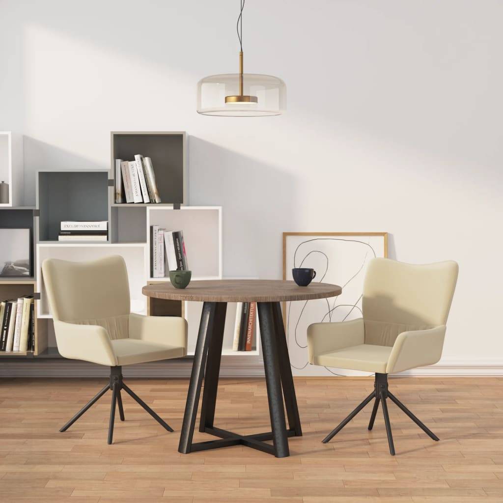 vidaXL Esszimmerstühle 2 Stk. Drehbar C