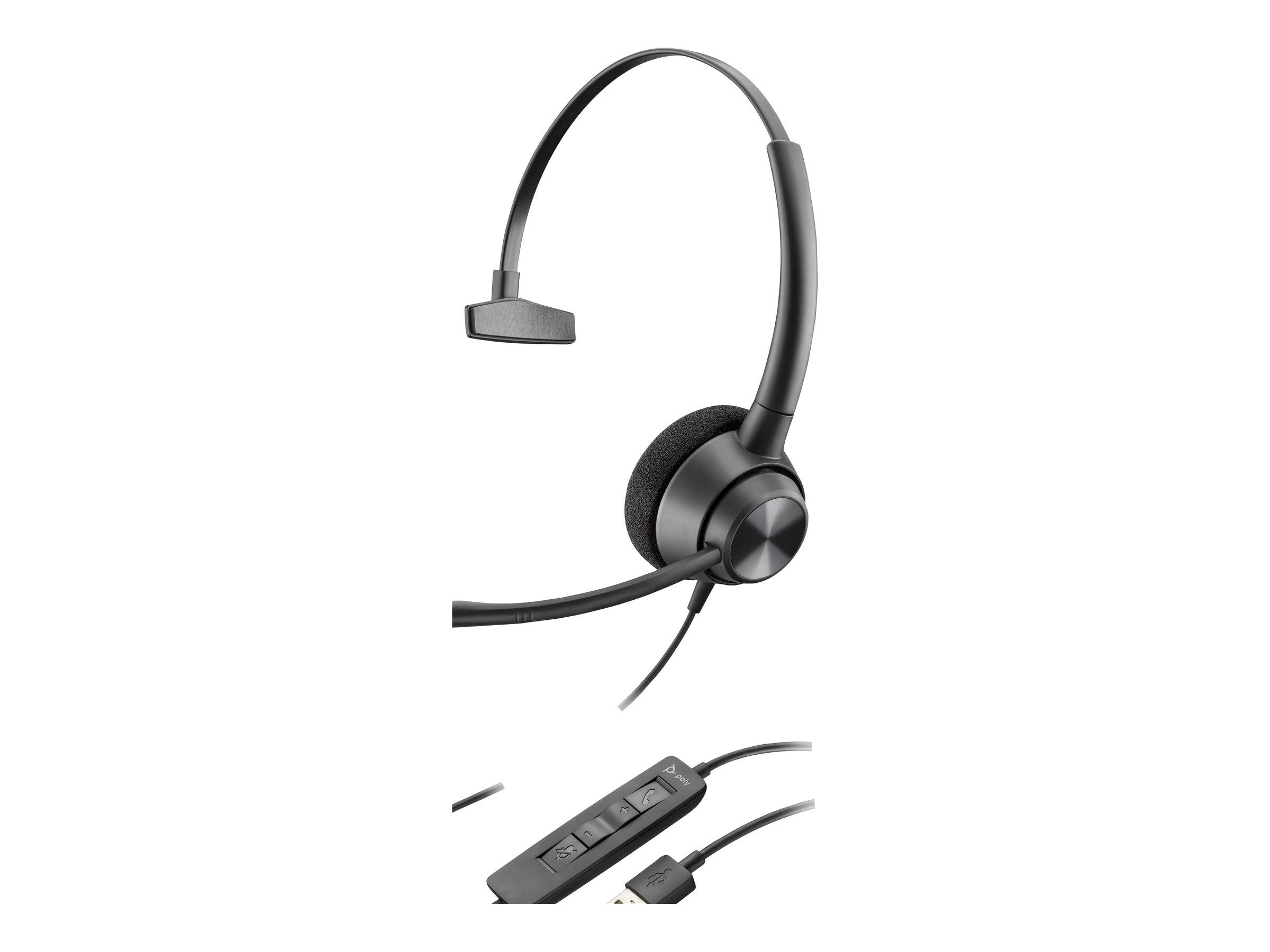 HP POLY EP 320 STEREO USB-C HS TAA - Headset - StereoTyp C