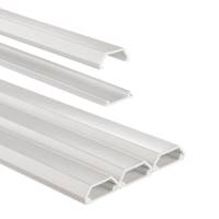 HAMA - Kabelkanal 3 Stueck selbstklebend eckig 100 x 2.1 1 cm PVC Weiß
