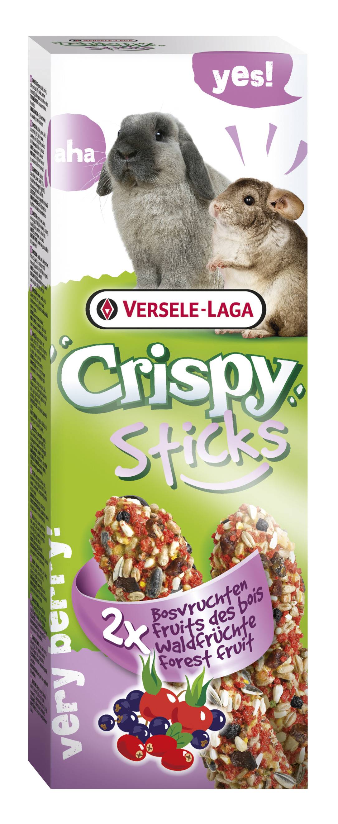 Crispy Sticks Kaninchen-Chinchillas WaldfrÃ¼chte - 2 StÃ¼ck 110