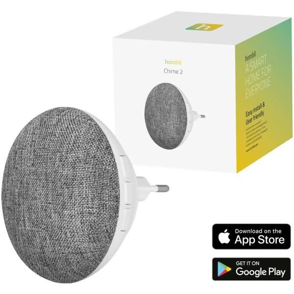 Hombli Doorbell Chime 2 - Kunststoff - Grau