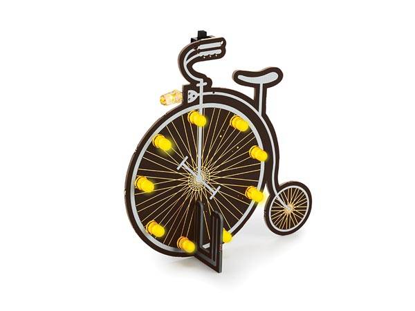 Lötbausatz, Fahrrad, im Retro-Design