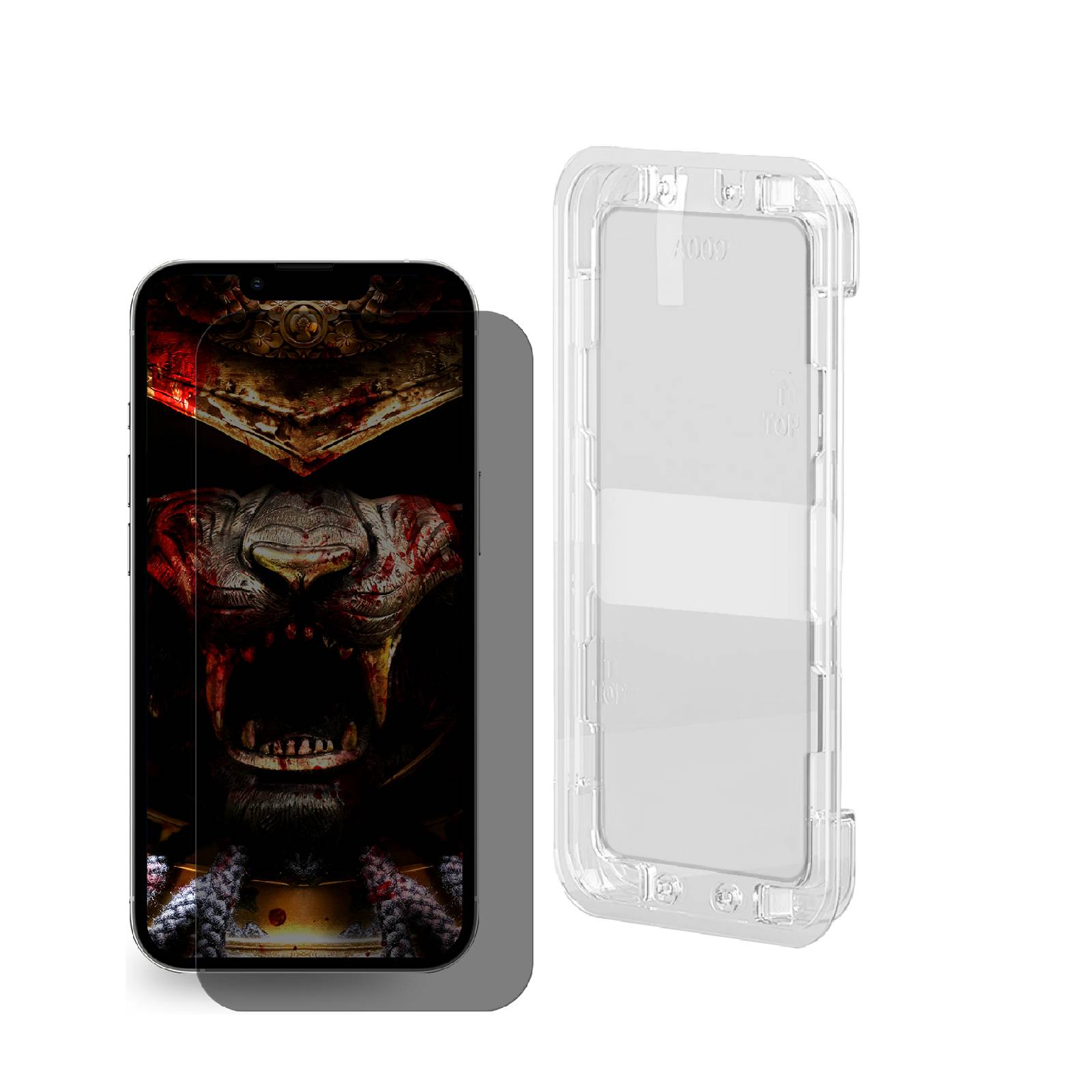 1x 9H Panzerhartglas für iPhone 12 Pro Max 3D KLAR Easy-Stick Privacy ANTI-SPY Displayglas Schutzglas Displayschutz Tempered ECHTES GLAS