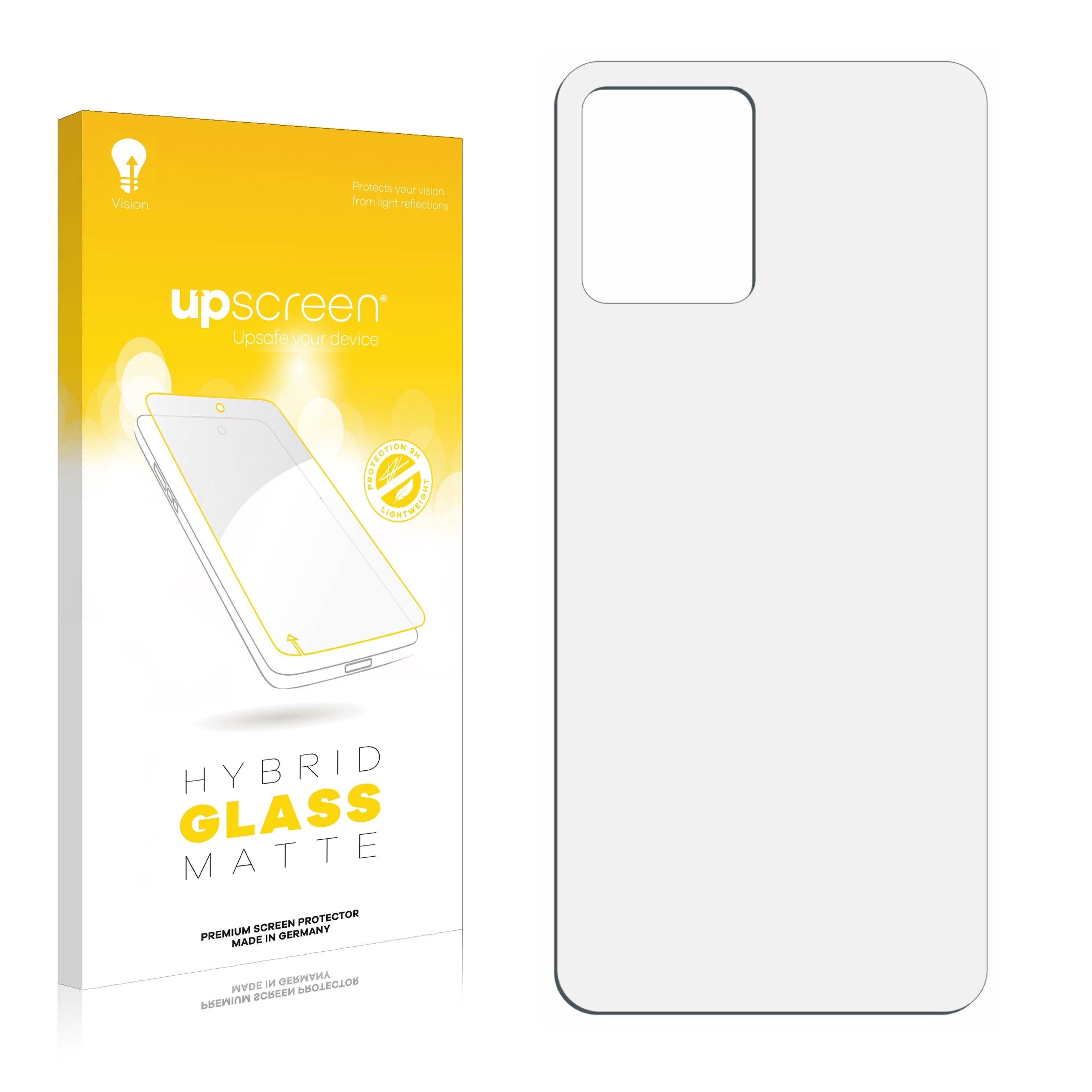 upscreen Hybrid Glas Matt Panzer-Folie für Motorola Moto G14
