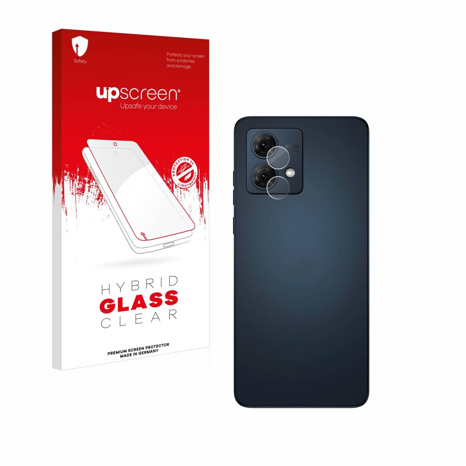 upscreen Hybrid Glas Panzer-Folie für Motorola Moto G84 (NUR