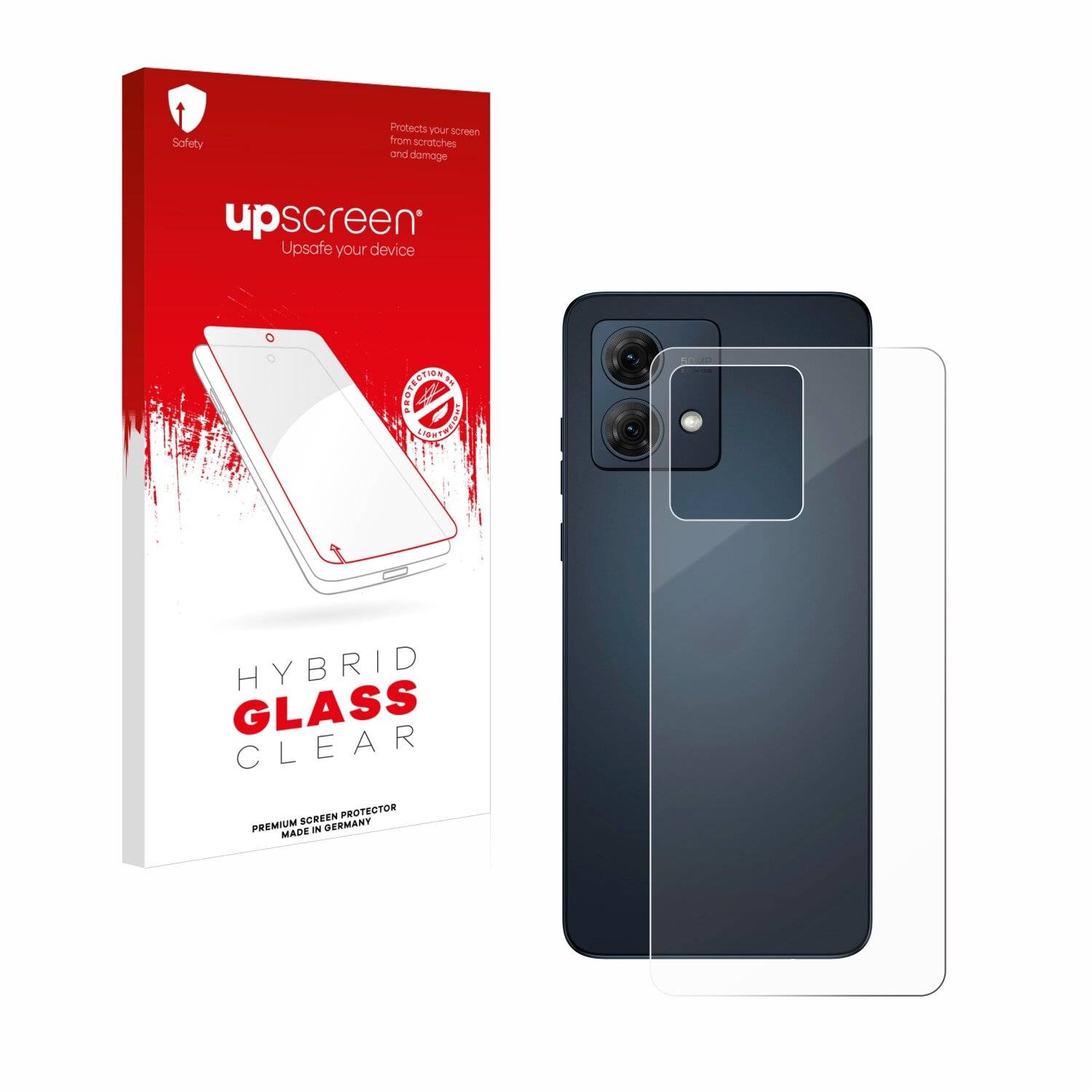 upscreen Hybrid Glas Panzer-Folie für Motorola Moto G84
