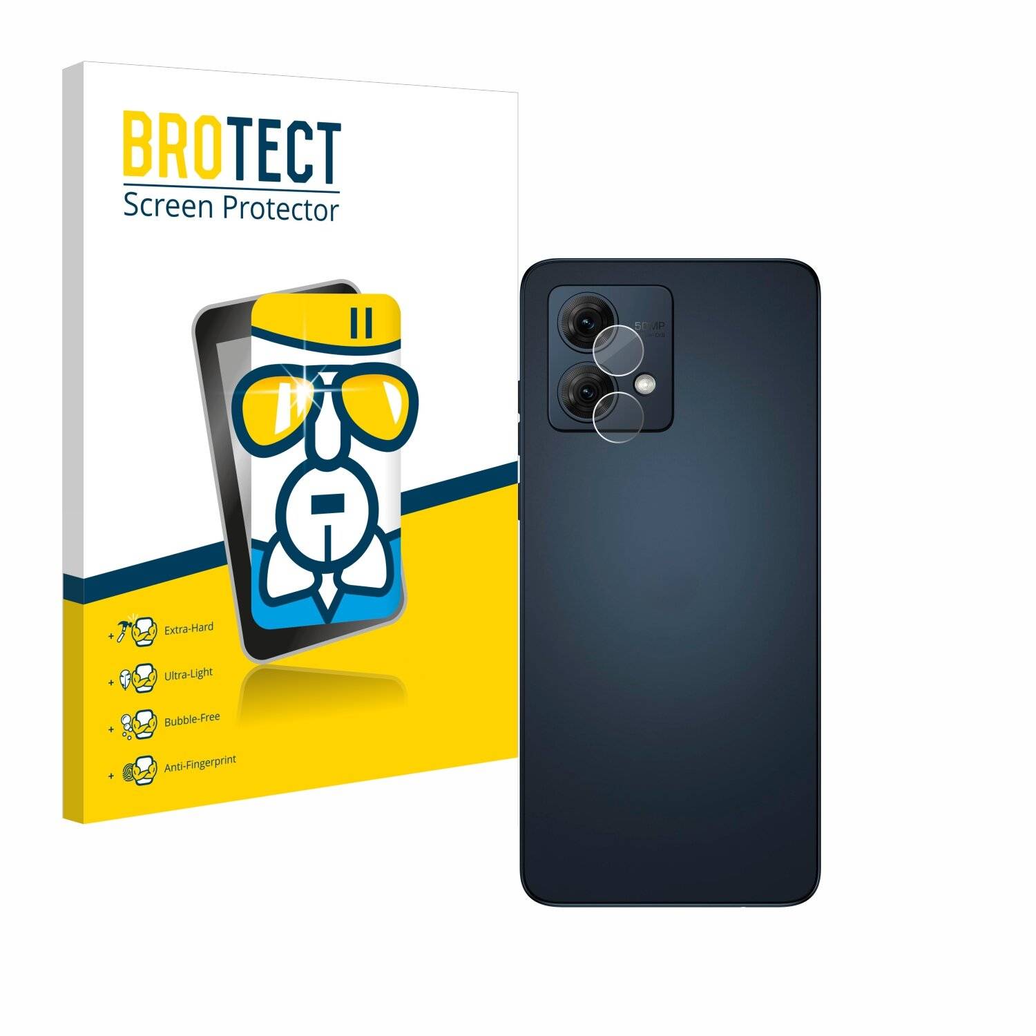 BROTECT AirGlass Glas Panzer-Folie für Motorola Moto G84 (NUR Kameraschutz) -